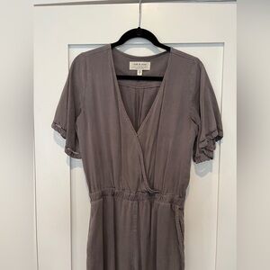 Anthropologie Grey Jumpsuit